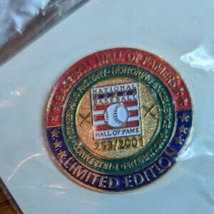 Limited Edition Hall Of Fame Baseball Pin